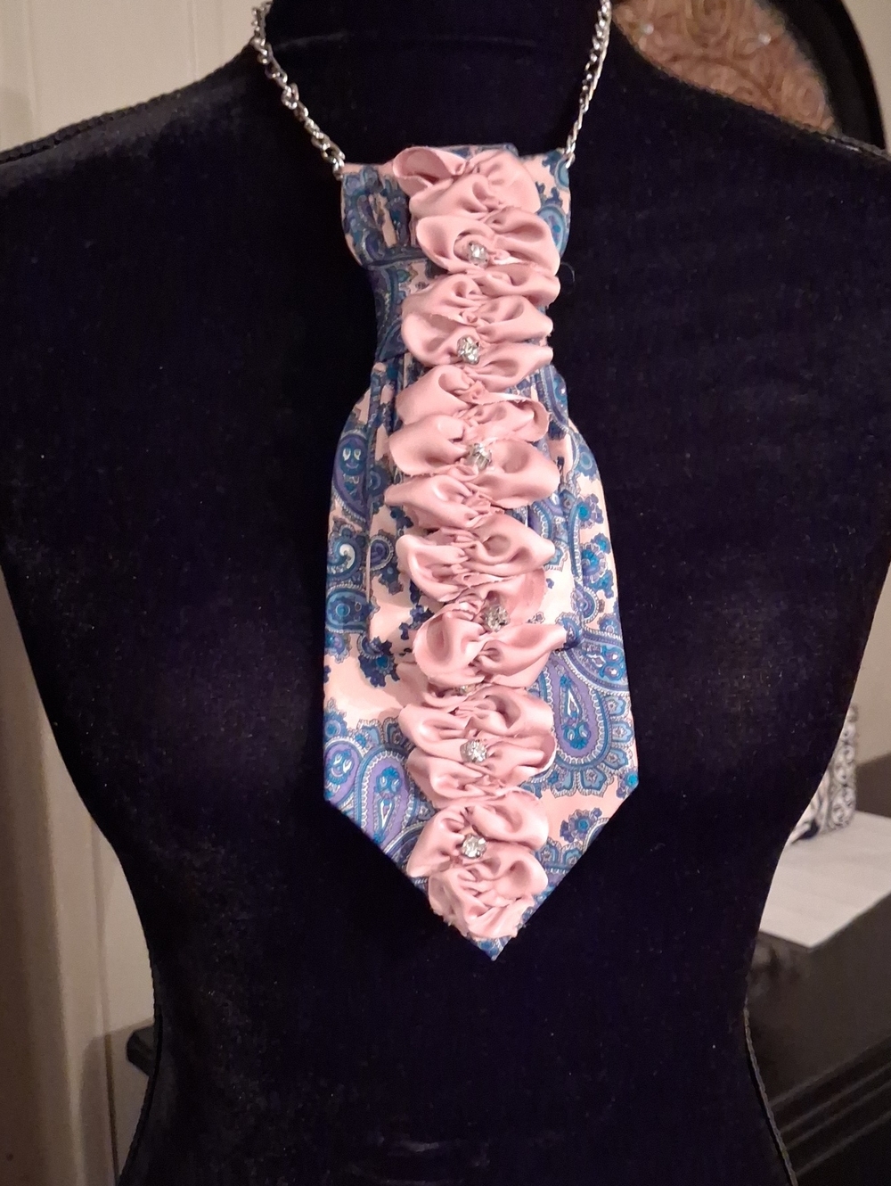 Classic Collection Upcycled Necktie Necklace